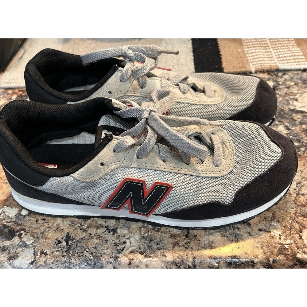 New Balance 515 Gray Black Lace Up Low Top 2023 Men's 6 Athletic Sneakers